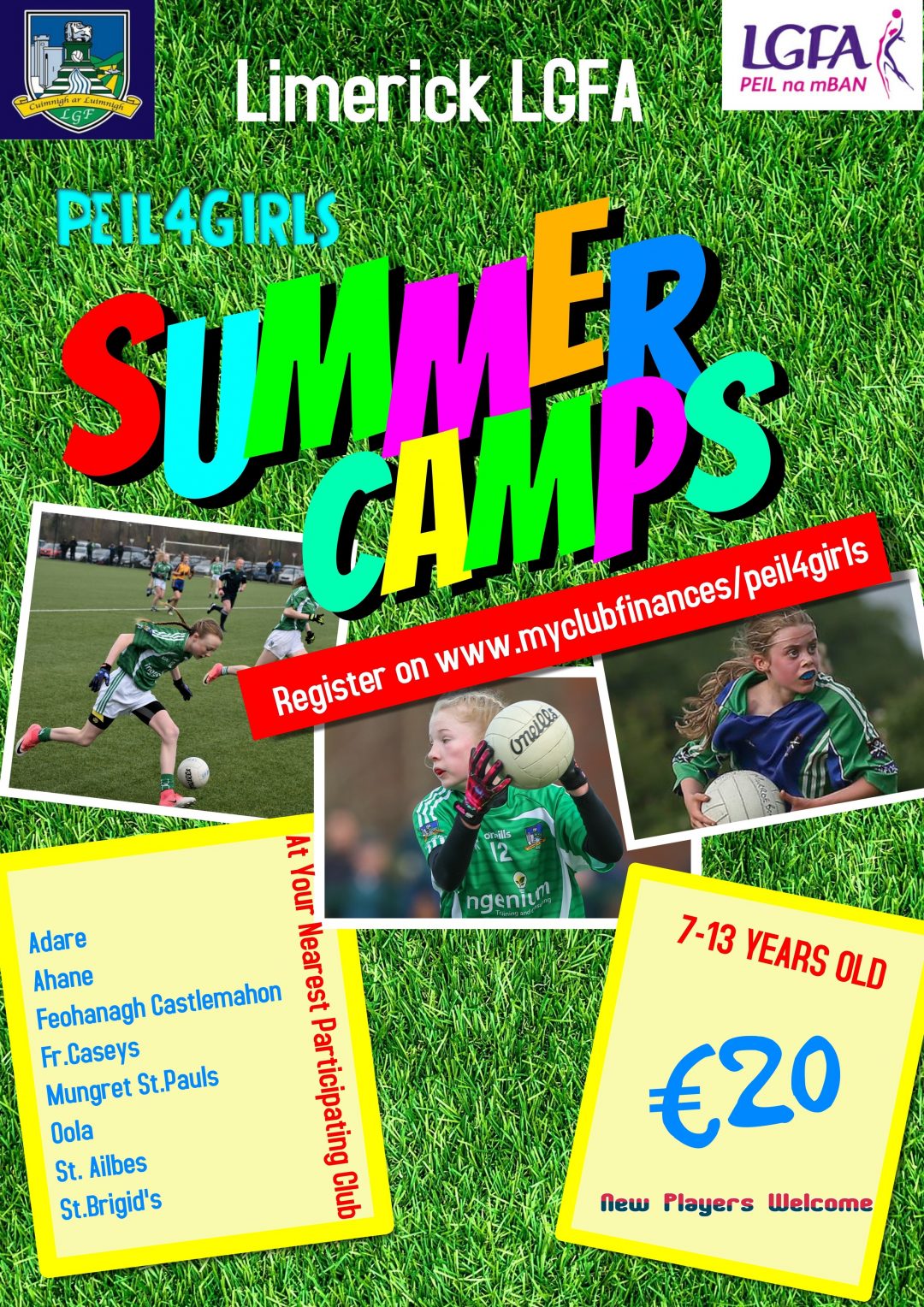 Limerick LGFA launch new look summer camps Sporting Limerick