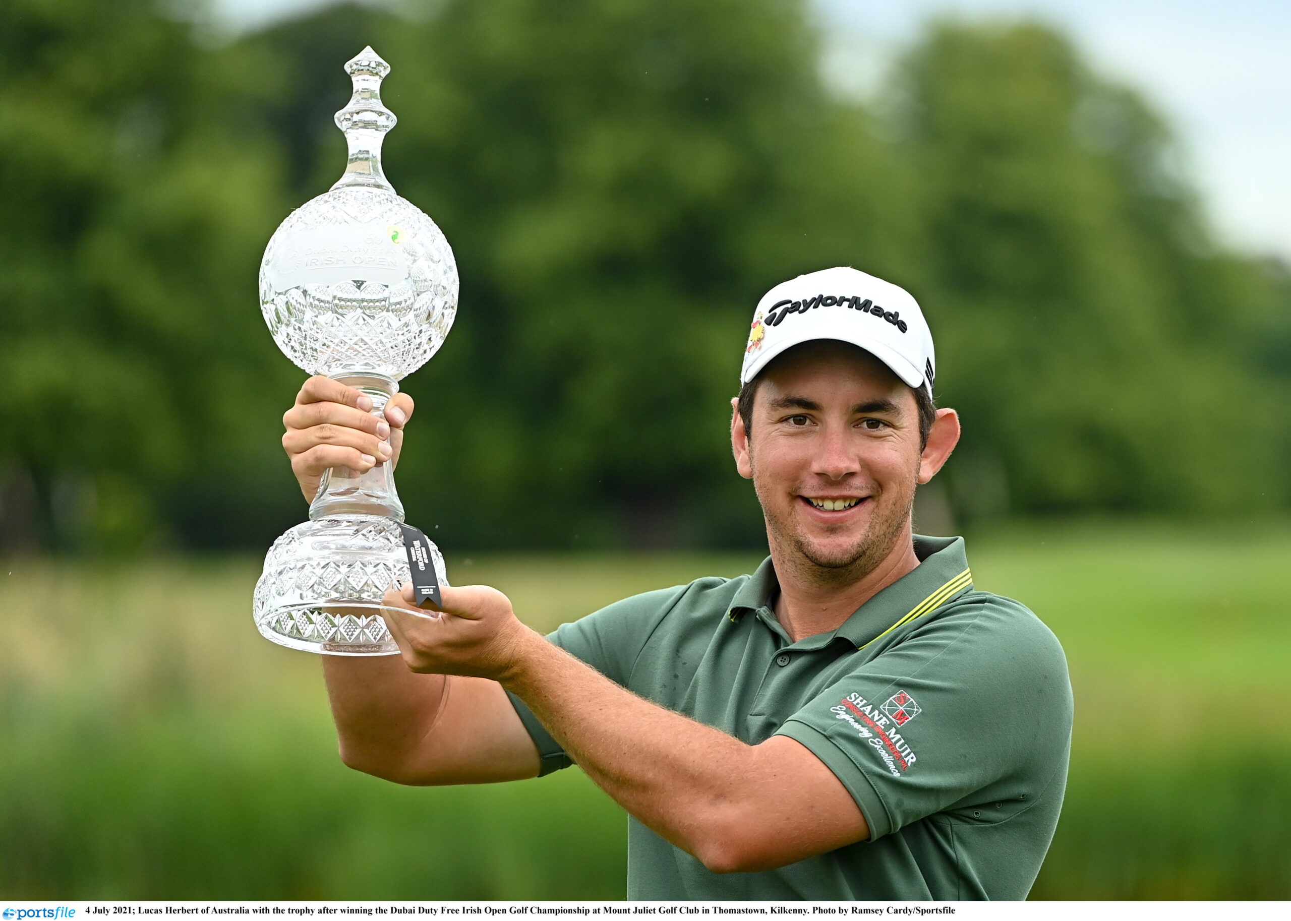 Lucas Herbert keeps leading at the Irish Open